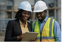 Engineers on a mining site